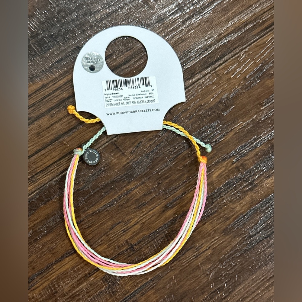 Pura Vida Women's Multi-Color Adjustable Bracelet - Picture 2 of 6
